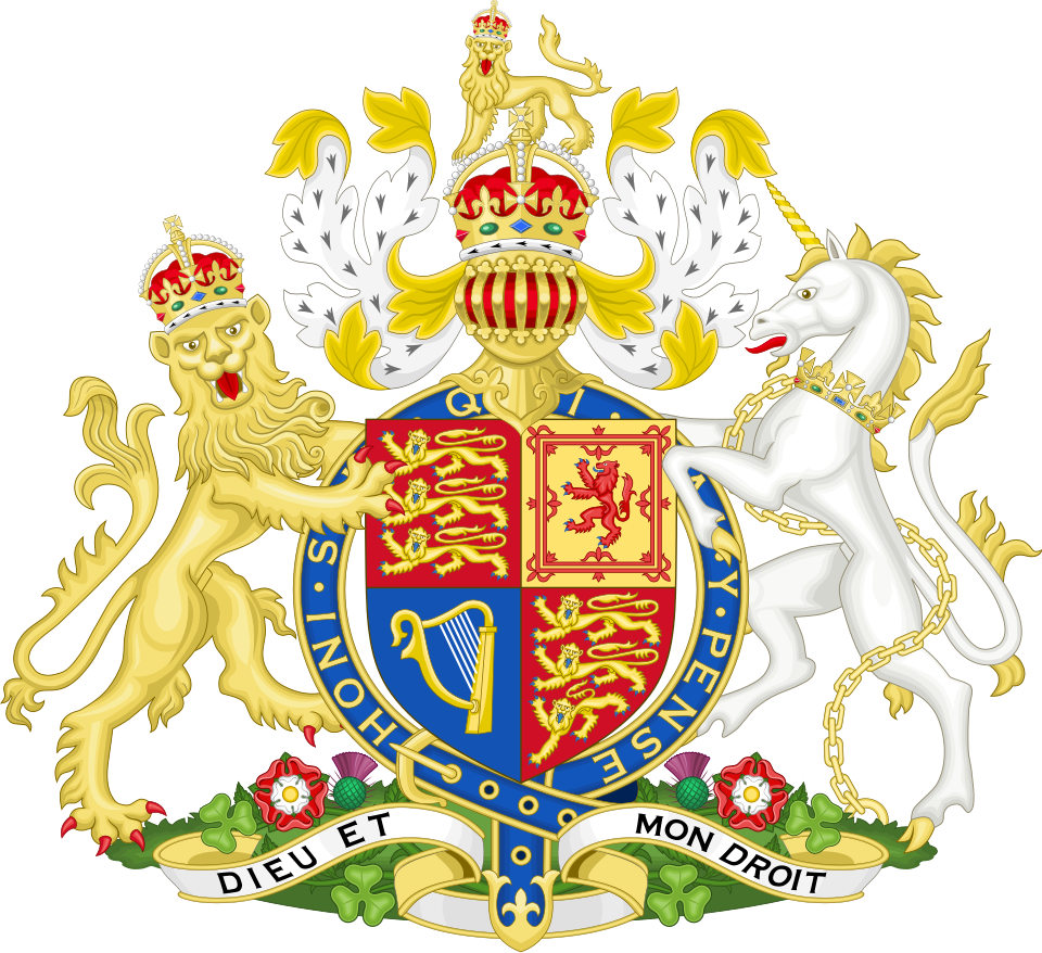 Coat of arms of the United Kingdom (2022, variant 2)